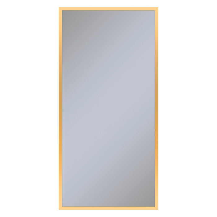 Profiles 23-1/4" x 48" x 4" framed cabinet in matte gold and non-electric with reversible hinge (non-handed)