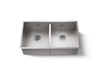 KOHLER K-RH20909 Lyric 32" Undermount Double-bowl Kitchen Sink - angled product view