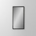 Main Line 19-1/4" x 39-3/8" x 4" rosemont framed cabinet in classic gray interior and brushed black finish with reversible hinge (non-handed)
