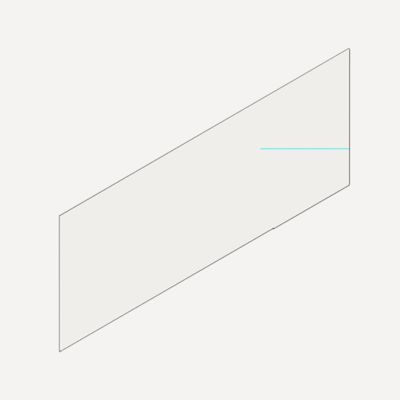 Robern Cartesian & Profiles Side Kit, 7-1/2" H x 21" D