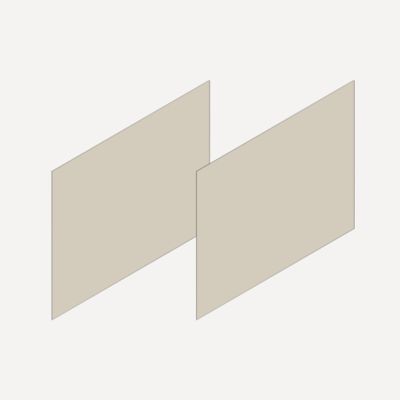 Robern Cartesian & Profiles Side Kit, 15" H x 21" D