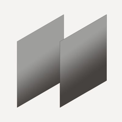 Robern Cartesian & Profiles Side Kit, 22-1/2" H x 21" D