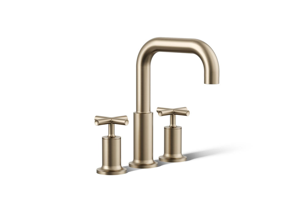 KOHLER Purist Deck-mount bath faucet trim with Cross handles