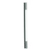 1.5 Series 1-1/2" x 39-3/8" x 2-1/8" M Series vertical lighting with dimmable light, glass shade and chrome end caps