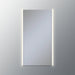 Vesper 1-3/8" x 39-3/8" x 4-5/8" vertical lighting in edgeline style with 3000K temperature (warm light), dimmable and sold in pairs; medicine cabinet sold separately