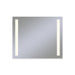 Vitality 36" x 30" x 1-3/4" rectangle lighted mirror with column light pattern, 2700 kelvin temperature (warm light), dimmable and defogger