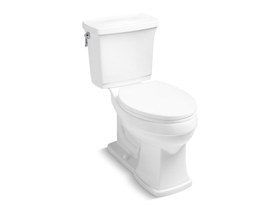 KALLISTA P70300-00-0 Bridgeton Two-Piece High-Efficiency Toilet, Less Seat in Stucco White