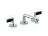 Kallista P24491-NM-CP One Decorative Sink Faucet, Low Spout, Nero Marquina Handles