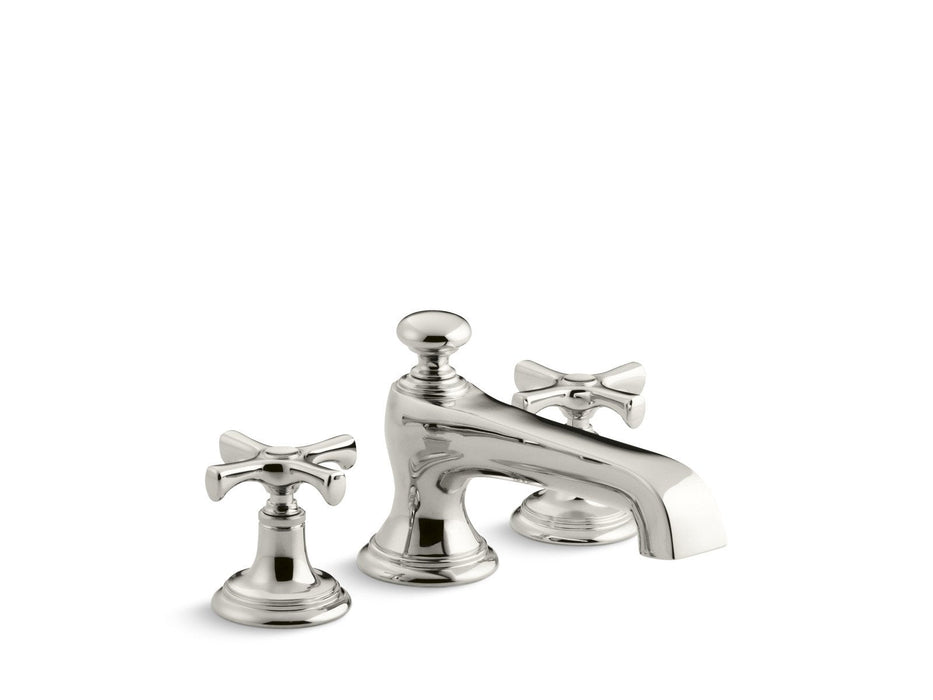 Kallista Bellis Deck-Mount Bath Faucet, Cross Handles