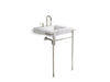 Kallista P74208-00-AD Vir Stil by Laura Kirar Console Table Legs with Towel Bar