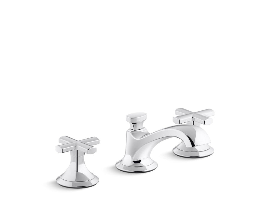Kallista P25006-CR-BV Script Sink Faucet, Low Spout, Cross Handles