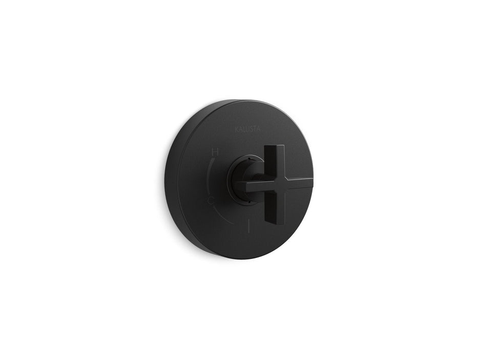 Kallista P24415-CR-CP One Pressure Balance Trim, Cross Handles