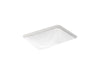 KOHLER K-29471-HD1 Sartorial Herringbone Caxton 20" rectangular undermount vessel bathroom sink