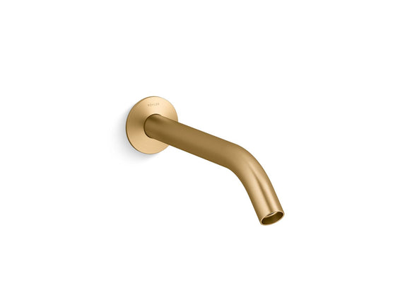 KOHLER K-T23890 Components Wall-mount bathroom sink faucet spout with Tube design, 1.2 gpm