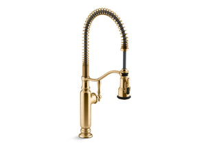 KOHLER K-77515 Tournant Semi-professional kitchen sink faucet with three-function sprayhead