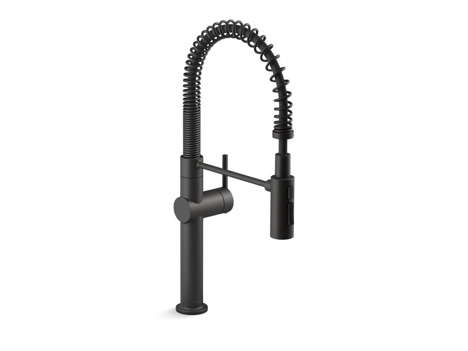KOHLER K-22973 Crue Semi-professional kitchen sink faucet with three-function sprayhead