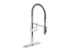 KOHLER K-22973 Crue Semi-professional kitchen sink faucet with three-function sprayhead