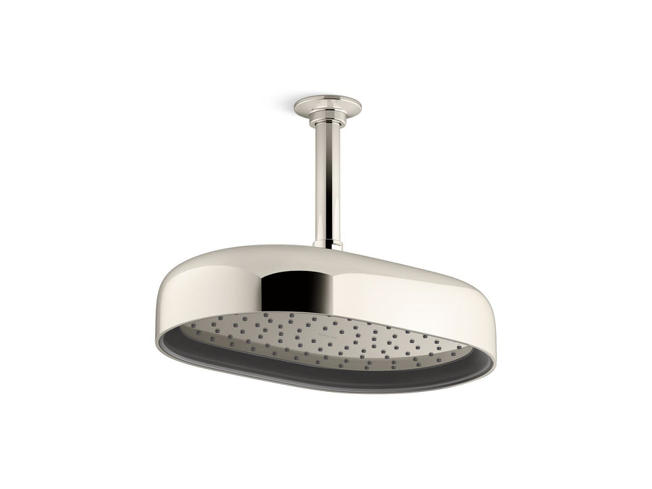 KOHLER K-26293-G Statement Oblong 12" single-function rainhead, 1.75 gpm