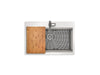 KOHLER K-RC78957-1PC Pro-Inspired 33" Top-/undermount Single-bowl Kitchen Sink Kit