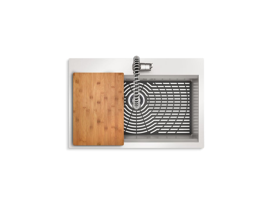 KOHLER K-RC78957-1PC Pro-Inspired 33" Top-/undermount Single-bowl Kitchen Sink Kit
