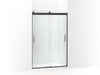 KOHLER K-706008-L Levity Sliding shower door, 74" H x 43-5/8 - 47-5/8" W, with 1/4" thick Crystal Clear glass