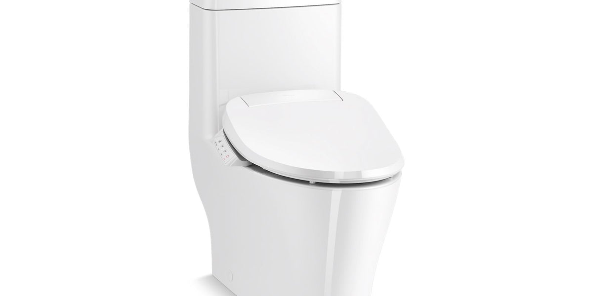 KOHLER Reach Hidden cord one-piece compact elongated toilet with