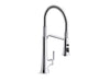 KOHLER K-23765 Tone Semi-professional pull-down kitchen sink faucet with three-function sprayhead