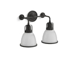 KOHLER K-32282-SC02 Hauksbee Two-light bell sconce