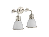 KOHLER K-32282-SC02 Hauksbee Two-light bell sconce