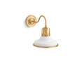 White with Gold Trim