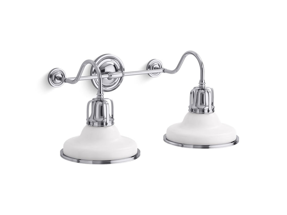 KOHLER K-32286-SC02 Hauksbee Two-light sconce