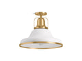 White with Gold Trim