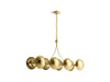 KOHLER K-27949-CH08 Vorleigh 44" linear chandelier