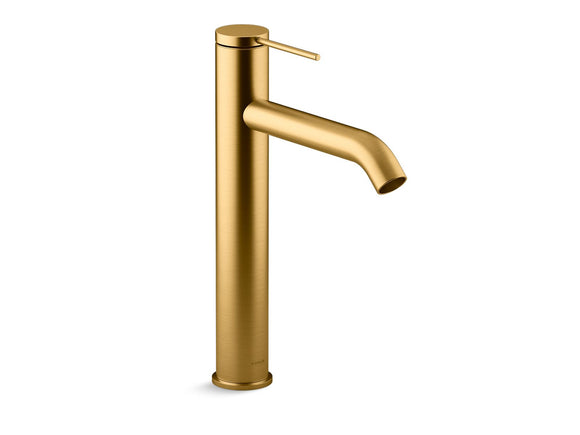 KOHLER K-77959-4A Components Tall single-handle bathroom sink faucet, 1.2 gpm