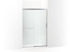 KOHLER K-707606-6D3 Elate Sliding shower door, 70-1/2" H x 44-1/4 - 47-5/8" W, with 1/4" thick Frosted glass