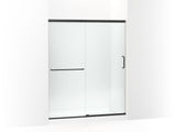 KOHLER K-707608-6L Elate Sliding shower door, 70-1/2" H x 56-1/4 - 59-5/8" W, with 1/4" thick Crystal Clear glass