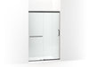 KOHLER K-707606-6L Elate Sliding shower door, 70-1/2" H x 44-1/4 - 47-5/8" W, with 1/4" thick Crystal Clear glass