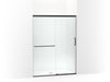 KOHLER K-707607-6D3 Elate Sliding shower door, 70-1/2" H x 50-1/4 - 53-5/8" W, with 1/4" thick Frosted glass
