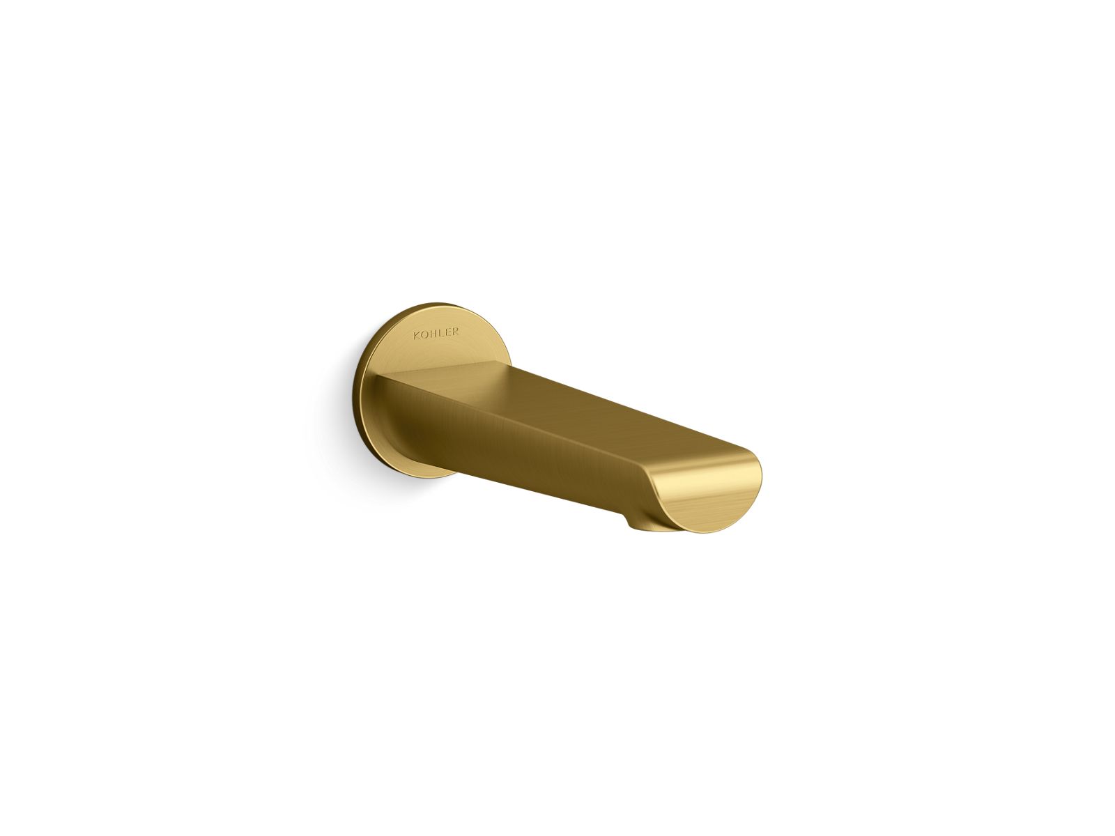 KOHLER Avid Wall-Mount Bath Spout in Polished Chrome