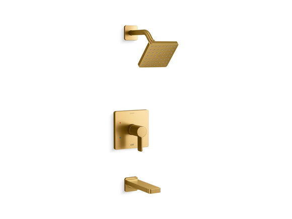 KOHLER K-TS23502-4G Parallel Rite-Temp bath and shower trim kit, 1.75 gpm