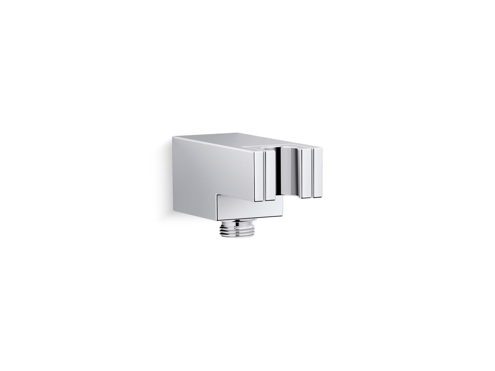 KOHLER Statement Wall-Mount Handshower Holder with Supply Elbow And Check Valve in Matte Black