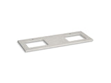 KOHLER K-28255 Silestone 61" quartz vanity top with two rectangular cutouts