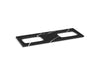 KOHLER K-28257 Silestone 61" quartz vanity top with two rectangular cutouts for Carillon sinks