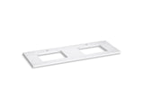 KOHLER K-28258 Silestone 61" quartz vanity top with two rectangular cutouts