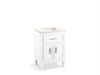 KOHLER K-33543-ASB Southerk 24" bathroom vanity cabinet with sink and quartz top