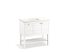 KOHLER K-33524-ASB Helst 36" bathroom vanity cabinet with sink and quartz top