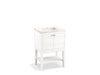 KOHLER K-33523-ASB Helst 24" bathroom vanity cabinet with sink and quartz top