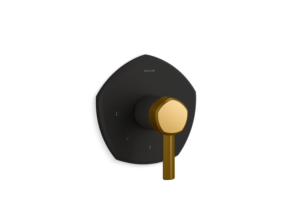 KOHLER K-T27040-4 Occasion MasterShower temperature control valve trim with lever handle