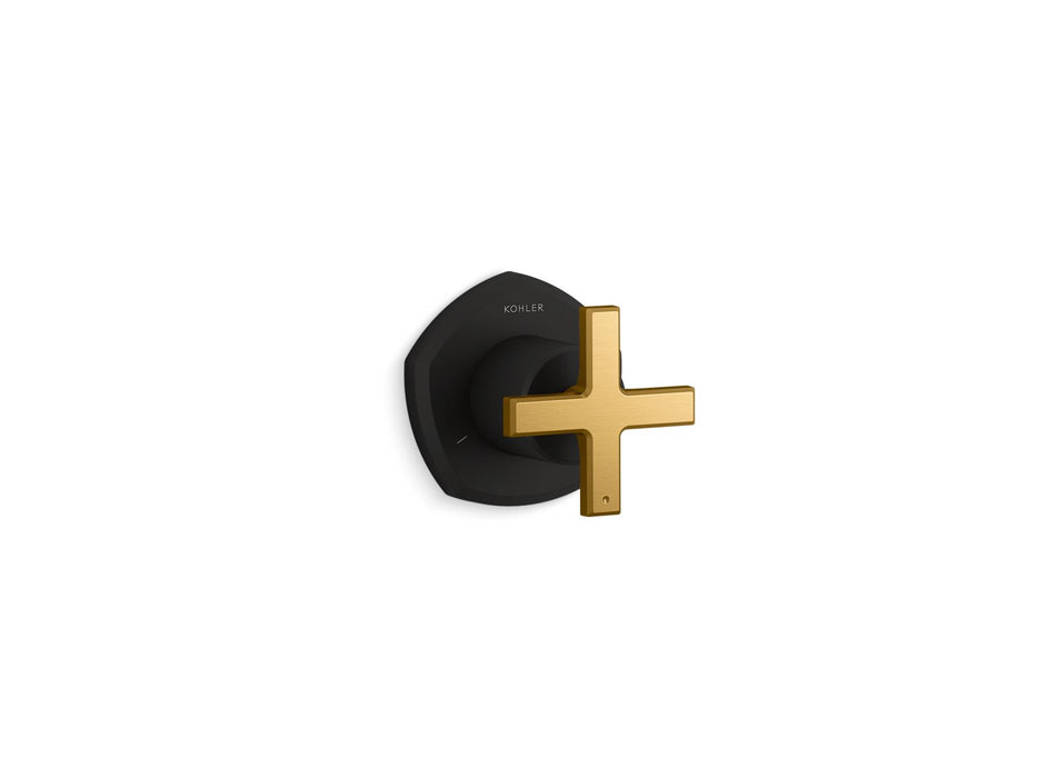 KOHLER K-T27042-3 Occasion MasterShower transfer valve trim with cross handle
