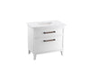 KOHLER Artifacts™ 36" bathroom vanity cabinet with sink and quartz top
